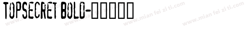 TopSecret Bold字体转换